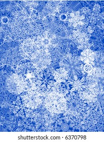 snowflake patterned background