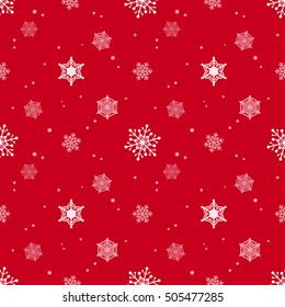 snowflake red color background, christmas pattern tint layer wallpaper