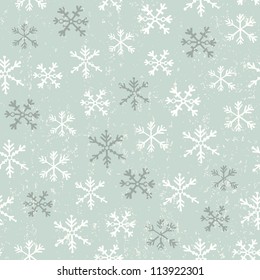 snowflake retro seamless
