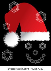 Snowflake Santa Claus
