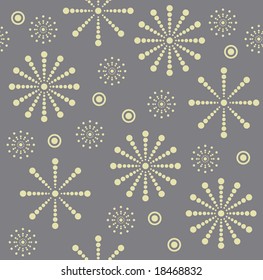 snowflake seamless pattern