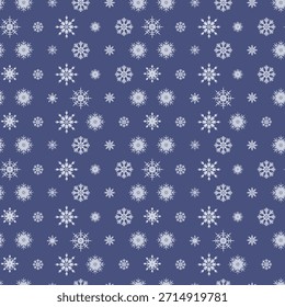 Snowflake seamless pattern. Christmas holyday pattern. snow vector illustration for packaging, textile