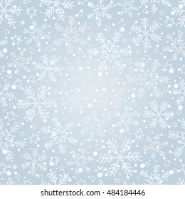 Snowflake Seamless Pattern Design