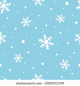 snowflake  seamless pattern design for background, wallpaper, textile design, fabric, card , wrapping paper , notebook, diary cover, blanket, blanket for kids, decorative and etc.