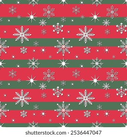 Snowflake seamless pattern design for textiles and wallpaper decor