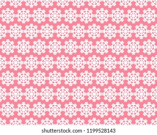 Snowflake seamless pattern EPS10. Pattern in the swatches panel.