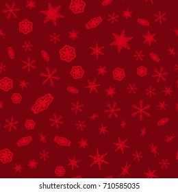 Snowflake Seamless Pattern - Great for Winter and Christmas Projects.