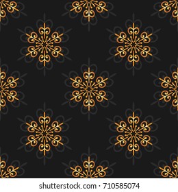 Snowflake Seamless Pattern - Great for Winter and Christmas Projects.