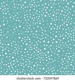 Snowflake Seamless Pattern - Great for Winter and Christmas Projects.