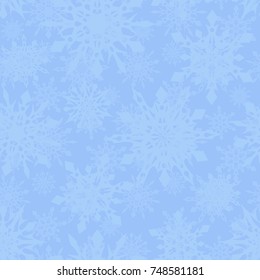 Snowflake seamless pattern. Happy New Year. Element for the New Year's design.