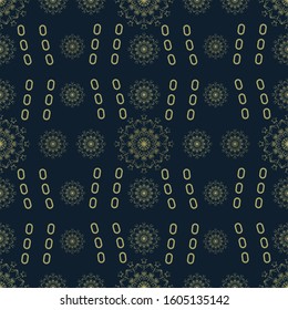 Snowflake seamless pattern Merry Christmas and Happy New Year winter holiday background decorative paper vector illustration. eps 10