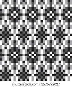 Snowflake Seamless Pattern - This is a snowflake pattern suitable for website resources, graphics, print designs, fashion textiles and etc.