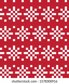 Snowflake Seamless Pattern - This is a snowflake pattern suitable for website resources, graphics, print designs, fashion textiles and etc.