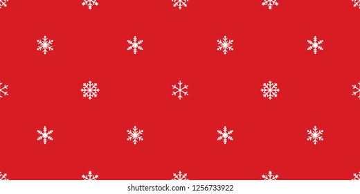 Snowflake seamless pattern vector Christmas tree Santa Claus scarf isolated repeat wallpaper tile background illustration gift wrapping paper
