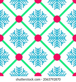 Snowflake seamless pattern vector Design for background, paper, wrapping, wallpaper, clothing,  fabric, sarong, decorating, backdrop and etc.