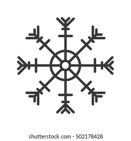 snowflake season icon