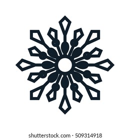 snowflake shape icon