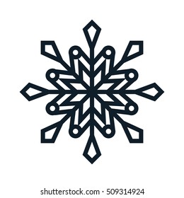 snowflake shape icon