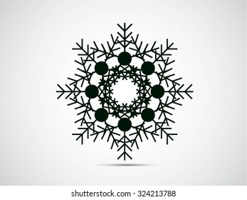Snowflake sign icon