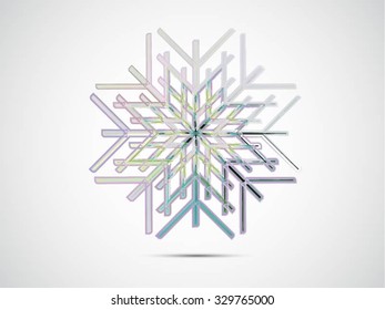 Snowflake sign icon