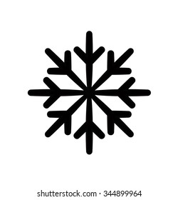 Snowflake sign icon
