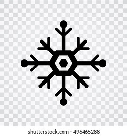Snowflake sign icon
