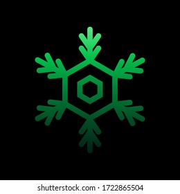 snowflake sign nolan icon. Simple thin line, outline vector of weather icons for ui and ux, website or mobile application