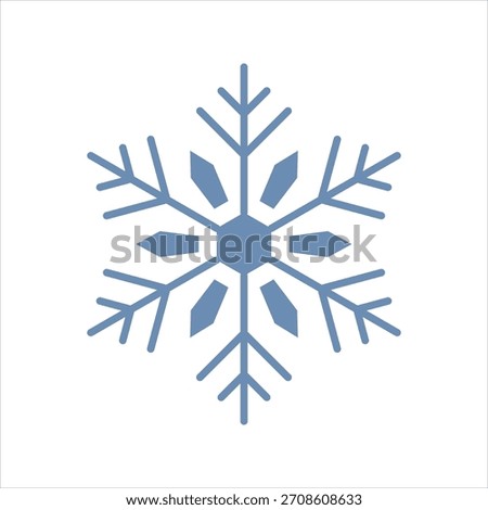 snowflake sign symbol , winter sign symbol , X-mas holiday festival sign symbol decoration vector in white background triangle shape with gray lines