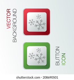snowflake sign. the weather icon