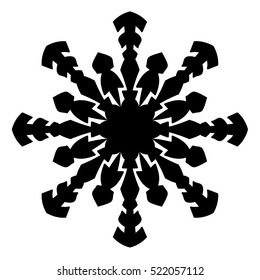 Snowflake Silhouette