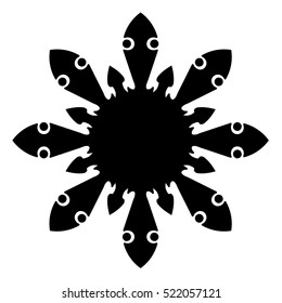 Snowflake Silhouette