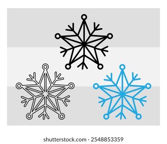 Snowflake, Snowflake Silhouette, Snow, Blizzard, Winter,  Snowflake Png, outline, Clipart, Vector, 