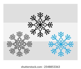 Snowflake, Snowflake Silhouette, Snow, Blizzard, Winter,  Snowflake Png, outline, Clipart, Vector, 