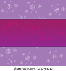 Snowflake simple seamless pattern. Abstract wallpaper, wrapping decoration. Symbol of winter, Vector illustration