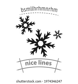 snowflake simple vector snow icon. snowflake simple vector snow icon. snowflake simple vector snow icon. 