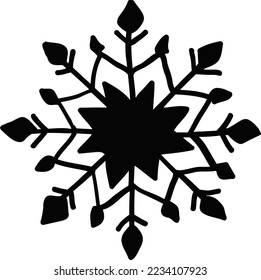 Diseño vectorial de la ilustración de Snowflake