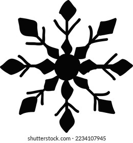 Diseño vectorial de la ilustración de Snowflake