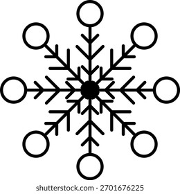 Floco de neve neve congelar inverno delinear ícone. Ícone de floco de neve. Mantenha-se congelado. Marcação em flocos de neve Manter abaixo de zero. Ar condicionado. Ícone de linha fina de flocos de neve definido. Snowflake Ilustração simples.