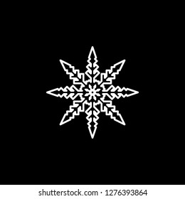Snowflake, snow, winter icon. Element of winter icon for mobile concept and web apps. Detailed Snowflake, snow, winter icon can be used for web and mobile