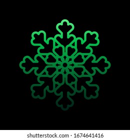 Snowflake, snow, winter nolan icon. Simple thin line, outline vector of snowflakes icons for ui and ux, website or mobile application