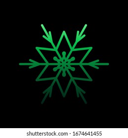 Schneeflocken, Schnee, Winterruhesymbol. Einfache dünne Linie, Vektorillustration von Schneeflocken-Symbolen für ui und ux, Website oder mobile Anwendung