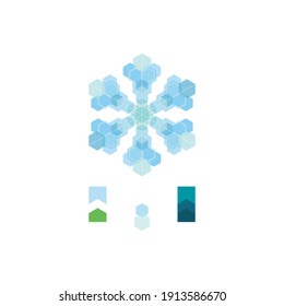 snowflake snowflakes winter snow ice frozen cloud water air white blue christmas hexagon sky logo icon badge symbol