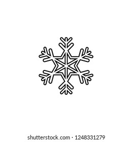 Snowflake Star Icon