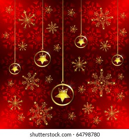 Snowflake and stars
