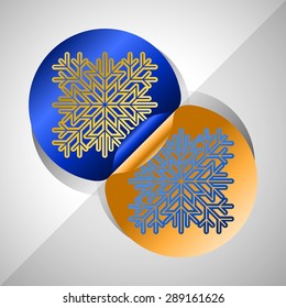Snowflake stickers for decoration, as part of other designs and for other creative purposes.
Editable vector with several layers.
Eps 10