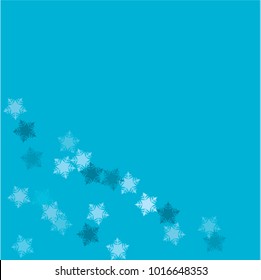 Snowflake storm which consists of isolated elements. Stylish, consist of beautiful elements in snowflake storm. Can be used as print, wallpaper, cards, poster, logo, background