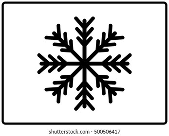 Snowflake symbol
