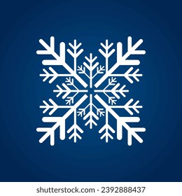 A snowflake symbol, icon, logo for design Christmas vector, illustration element collection object for A spring and winter concepts