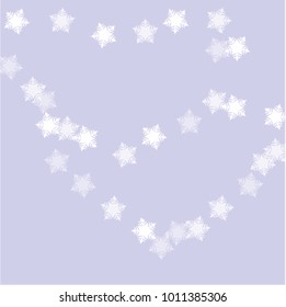 Snowflake texture which consists of isolated elements. Stylish, consist of beautiful elements in snowflake texture. Can be used as print, wallpaper, cards, poster, logo, background