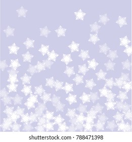 Snowflake texture which consists of isolated elements. Stylish, consist of beautiful  elements in snowflake texture. Can be used as print, wallpaper, cards, poster, logo, background 
